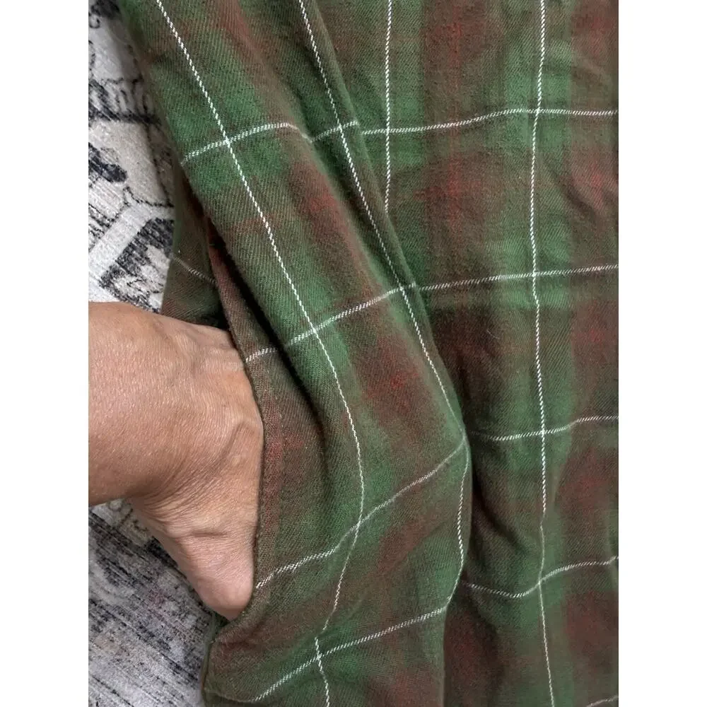 The North Face Campshire Plaid Flannel Insulated Shirt Jacket Shacket Men's XL